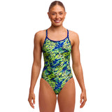 Funkita - Scaled Back - Ladies Eco Diamond Back One Piece