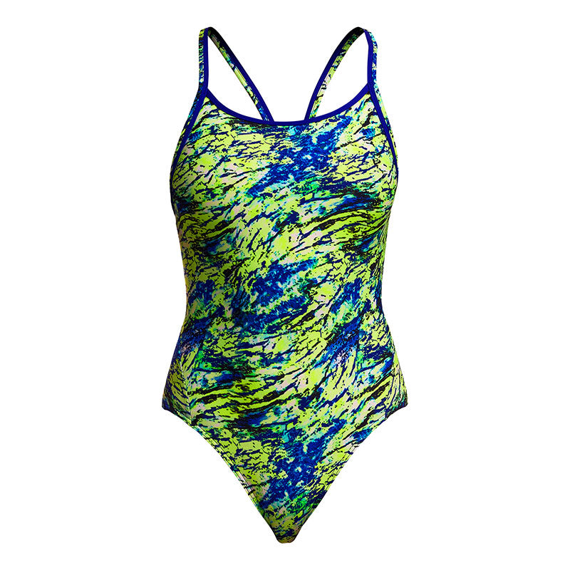 Funkita - Scaled Back - Ladies Eco Diamond Back One Piece