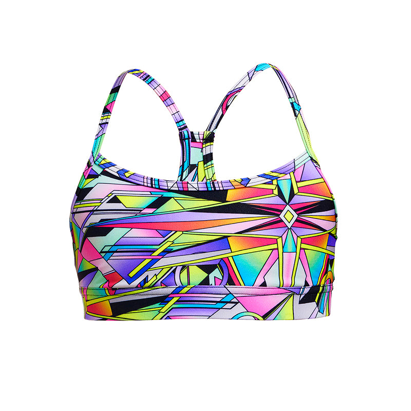 Funkita - Scissor Kick - Girls Eco Swim Crop Top