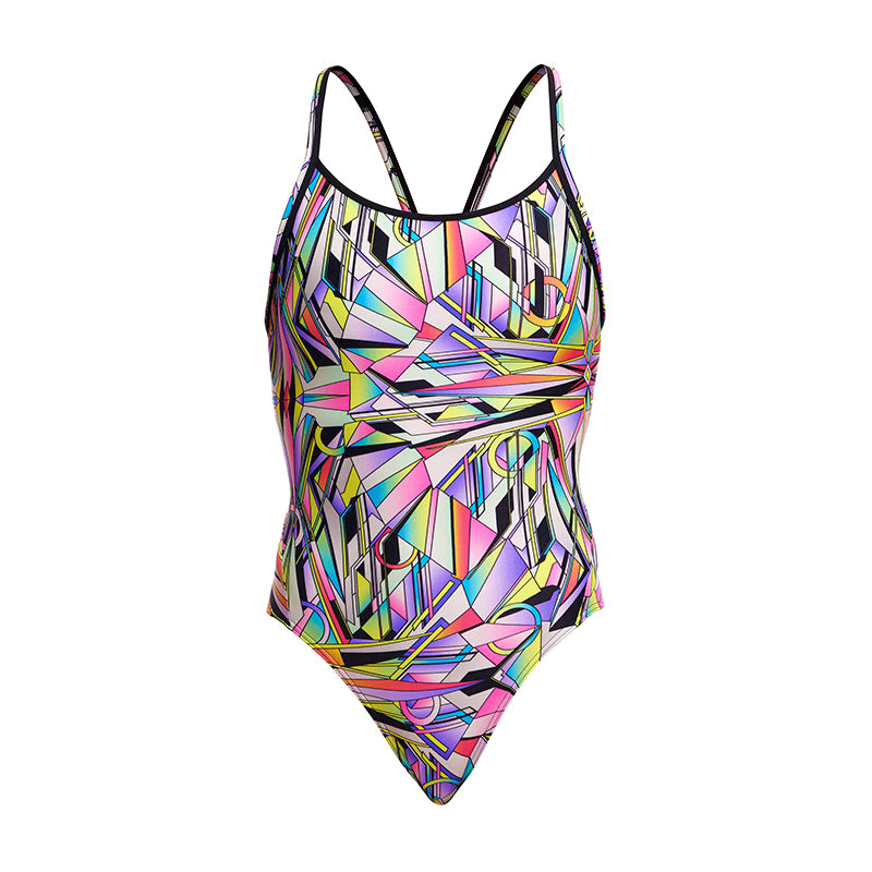 Funkita - Scissor Kick - Ladies Eco Diamond Back One Piece