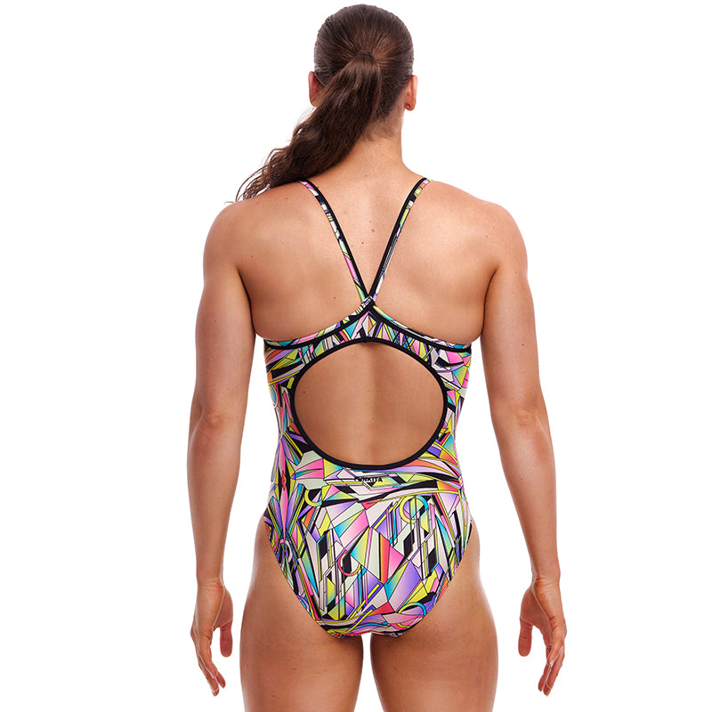 Funkita - Scissor Kick - Ladies Eco Diamond Back One Piece