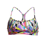 Funkita - Scissor Kick - Ladies Eco Swim Crop Top