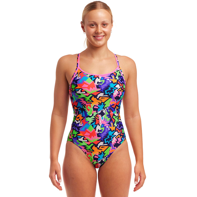 Funkita - Sharp Edges - Ladies Diamond Back One Piece