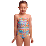 Funkita - Ship Shape - Toddler Girls Eco Printed One Piece