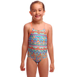 Funkita - Ship Shape - Toddler Girls Eco Printed One Piece