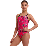 Funkita - Sketchy - Girls Eco Tie Me Tight One Piece