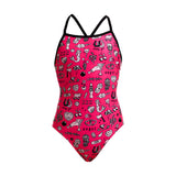 Funkita - Sketchy - Girls Eco Tie Me Tight One Piece