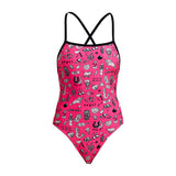 Funkita - Sketchy - Ladies Eco Tie Me Tight One Piece