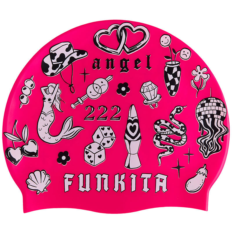 Funkita - Sketchy - Silicone Swimming Cap