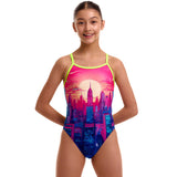 Funkita - Skyline Drive - Girls Eco Single Strap One Piece