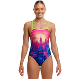 Funkita - Skyline Drive - Ladies Eco Single Strap One Piece