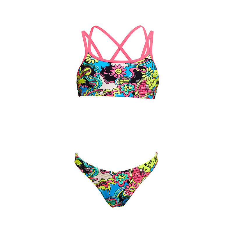 Funkita - Smash Mouth - Girls Criss Cross Two Piece