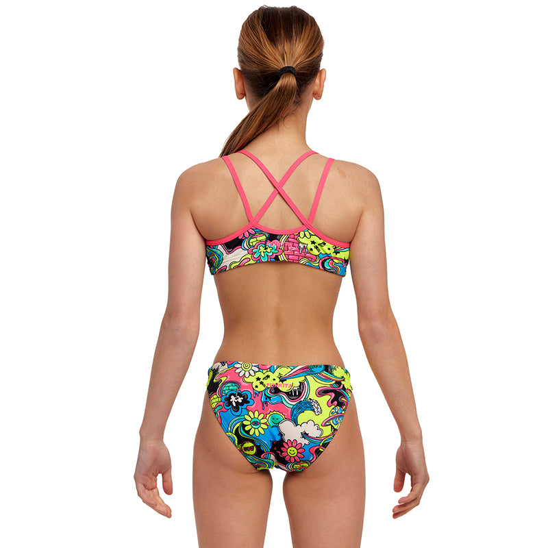 Funkita - Smash Mouth - Girls Criss Cross Two Piece