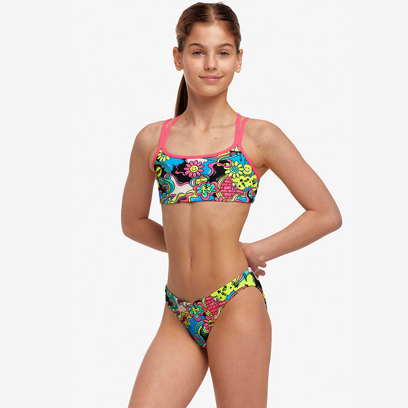 Funkita - Smash Mouth - Girls Criss Cross Two Piece