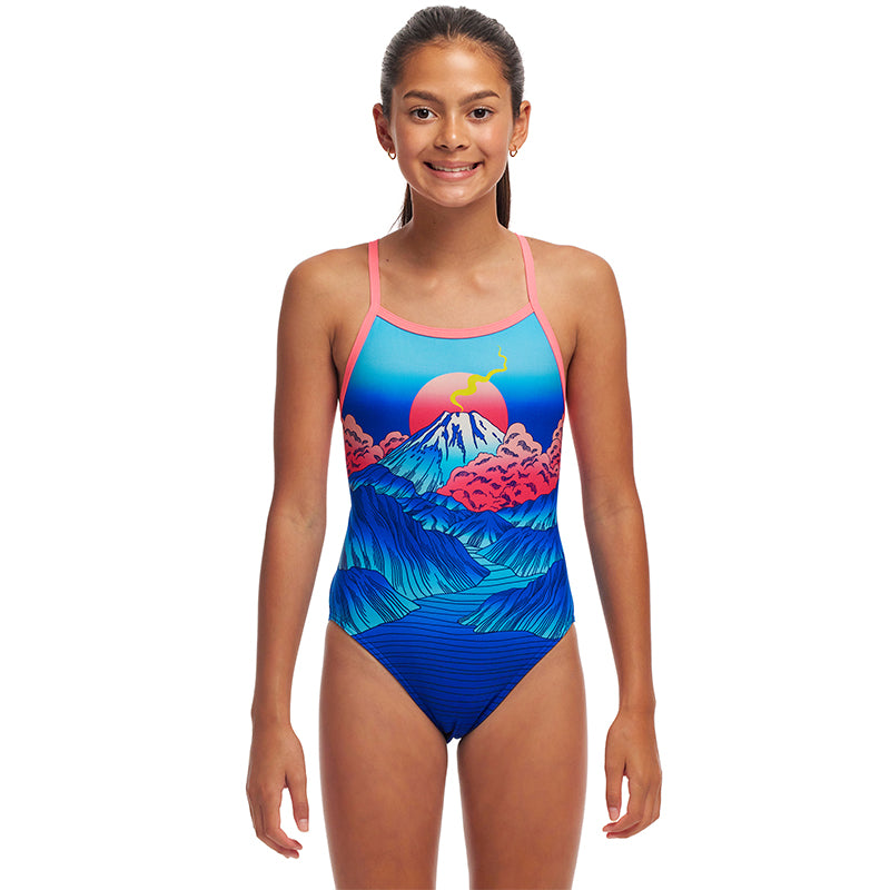 Funkita - Smokin Hot - Girls Eco Single Strap One Piece