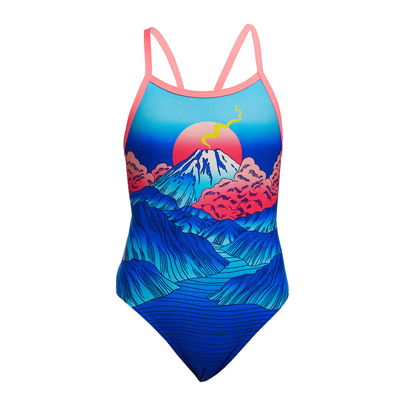 Funkita - Smokin Hot - Girls Eco Single Strap One Piece