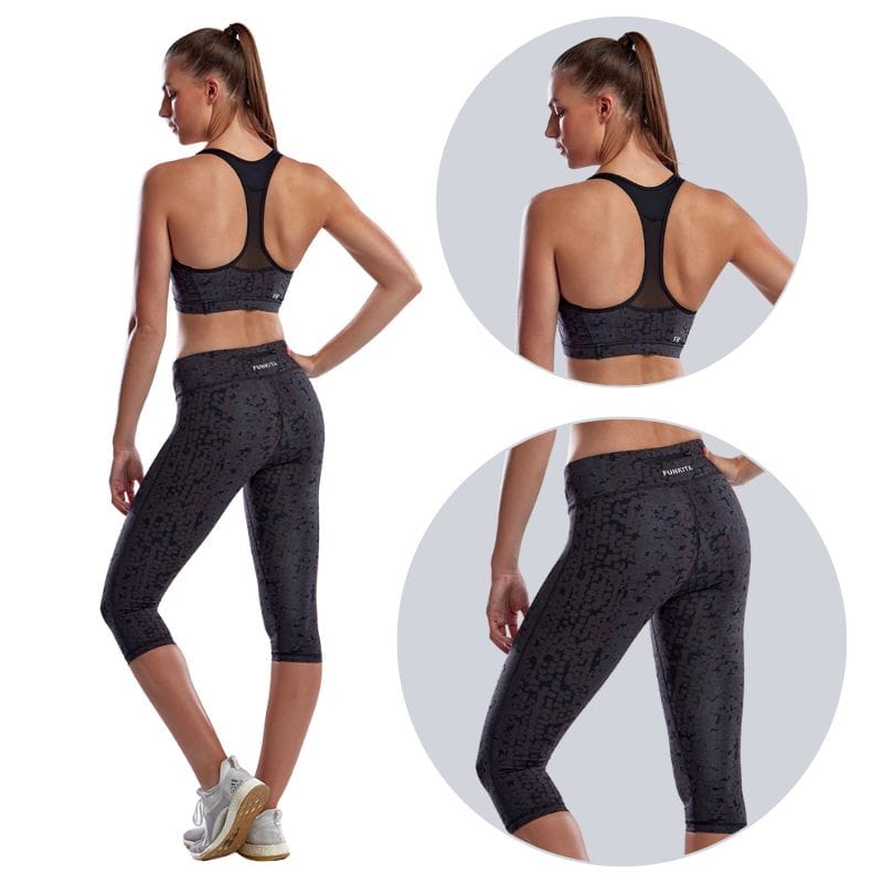 Funkita - Snake Skin - Racerback Crop Top & Rapid Racer Tight