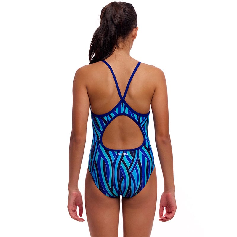 Funkita - Snork City - Girls Eco Diamond Back One Piece