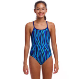 Funkita - Snork City - Girls Eco Diamond Back One Piece