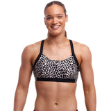 Funkita - Snow White - Ladies Eco Hold Steady Crop Top