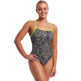 Funkita - Space Signals - Ladies Eco Strapped In One Piece