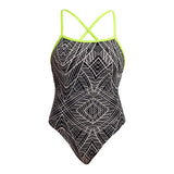 Funkita - Space Signals - Ladies Eco Strapped In One Piece