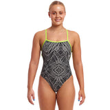 Funkita - Space Signals - Ladies Eco Strapped In One Piece