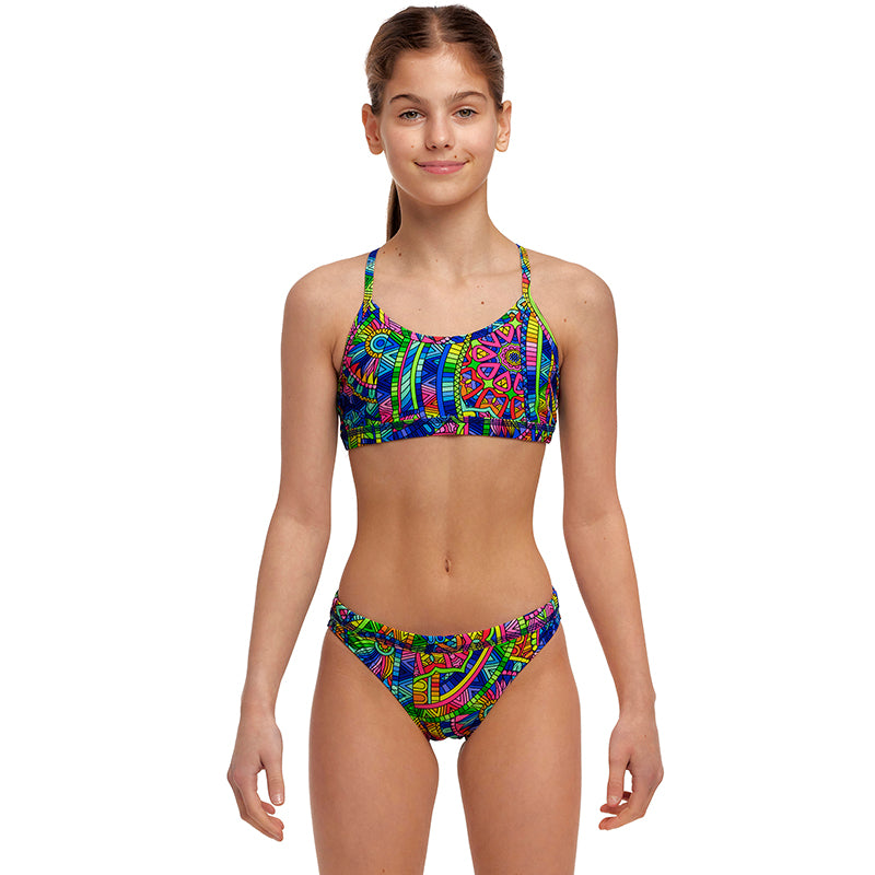 Funkita - Spin The Bottle - Girls Racerback Two Piece