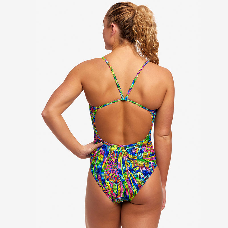 Funkita - Spin The Bottle - Ladies Single Strap One Piece