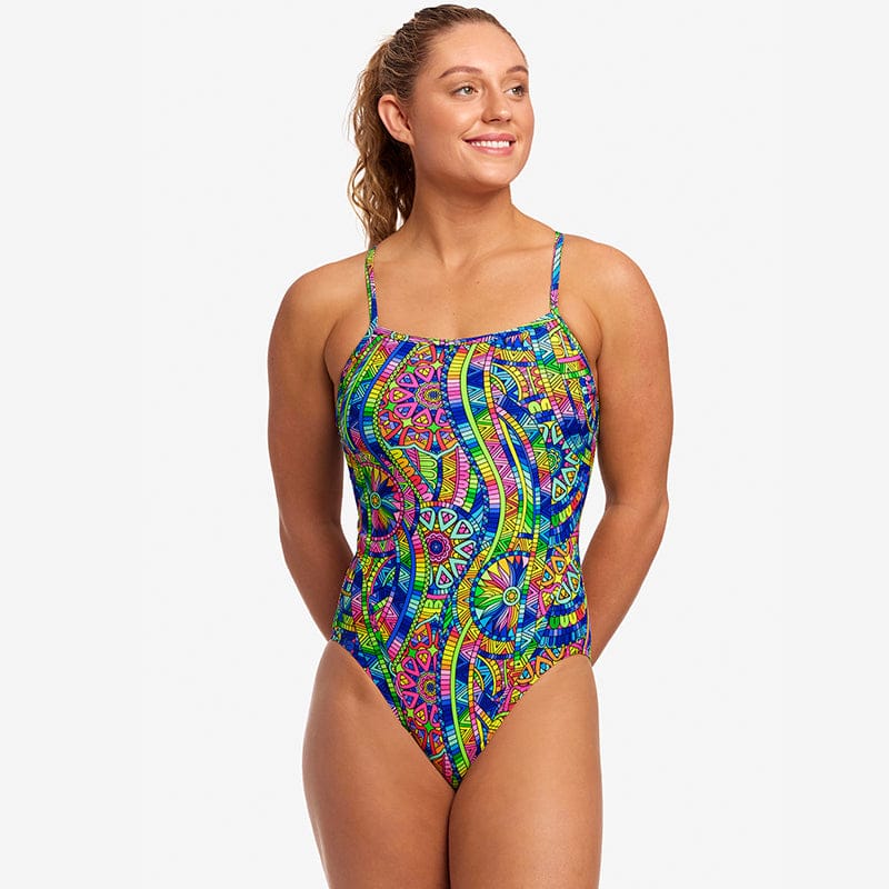 Funkita - Spin The Bottle - Ladies Single Strap One Piece