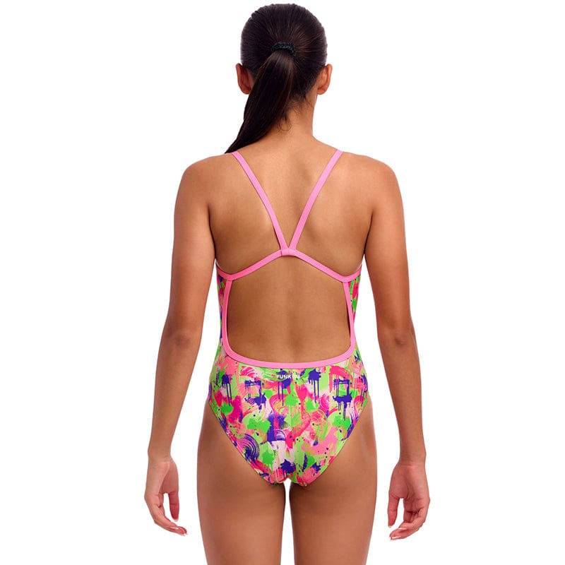 Funkita - Splat Spot - Girls Eco Single Strap One Piece