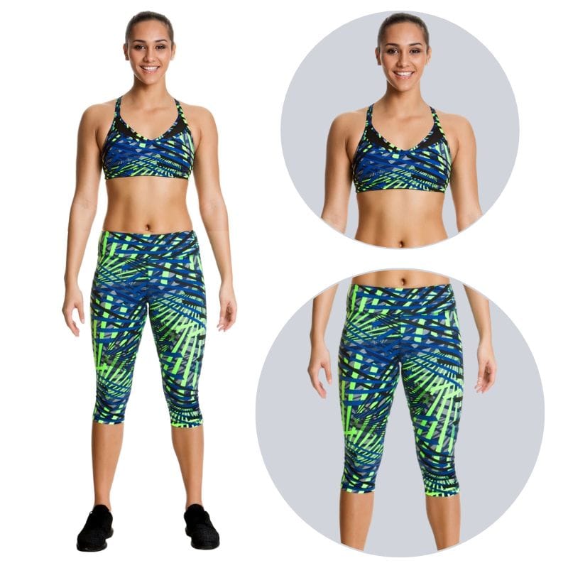 Funkita - Splinter Night - Strap In Sports Top & Rapid Racer Tight