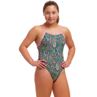 Funkita - Spring Flight - Girls Eco Tie Me Tight One Piece