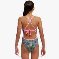 Funkita - Spring Flight - Girls Eco Tie Me Tight One Piece