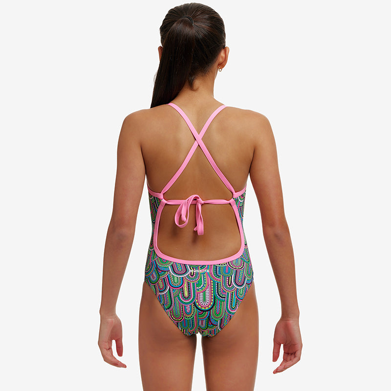 Funkita - Spring Flight - Girls Eco Tie Me Tight One Piece