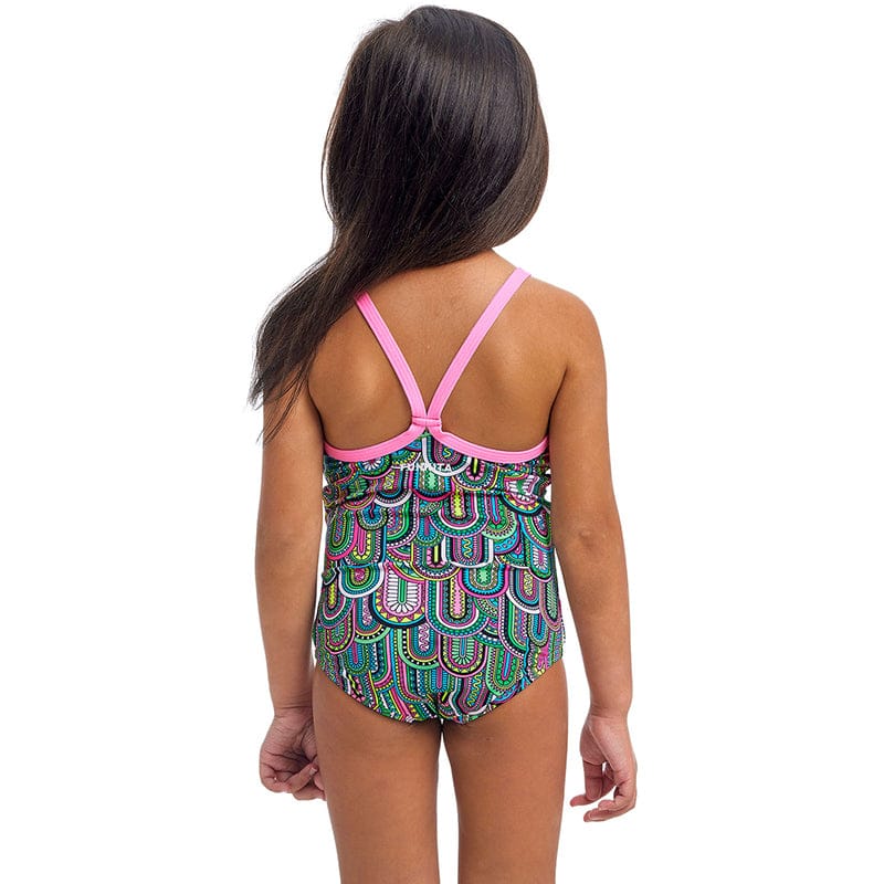 Funkita - Spring Flight - Toddler Girls Eco Printed One Piece