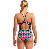 Funkita - Square Stare - Ladies Diamond Back One Piece