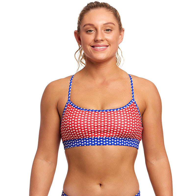 Funkita - Star Power - Ladies Swim Crop Top