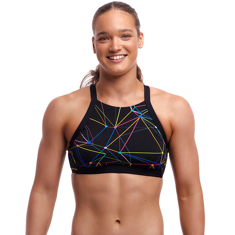 Funkita - Star Sign - Ladies Eco Hi Light Swim Top