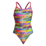 Funkita - Static Stack - Ladies Eco Diamond Back One Piece