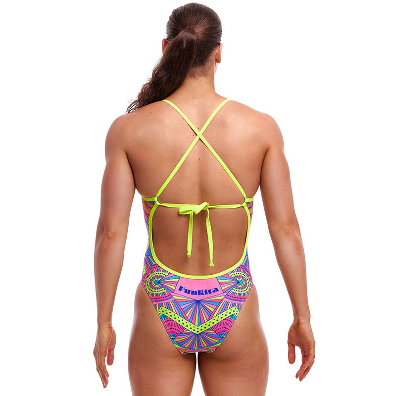 Funkita - Stellar Stars - Ladies Eco Tie Me Tight One Piece