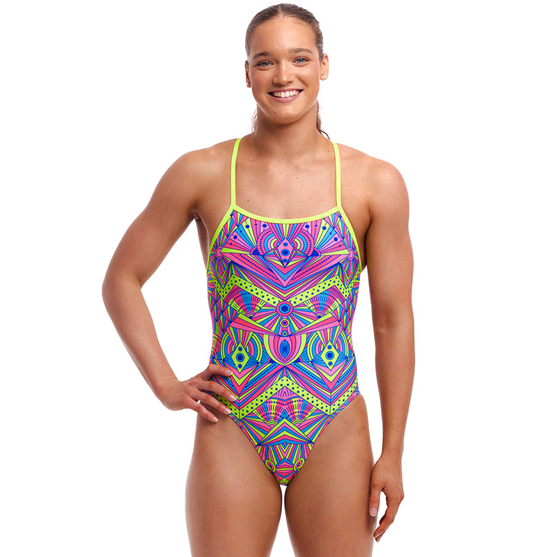 Funkita - Stellar Stars - Ladies Eco Tie Me Tight One Piece