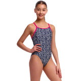 Funkita - Stickler - Girls Eco Diamond Back One Piece