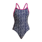 Funkita - Stickler - Ladies Eco Diamond Back One Piece