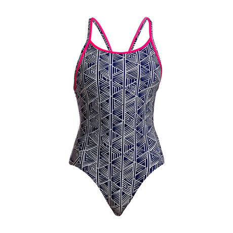 Funkita - Stickler - Ladies Eco Diamond Back One Piece