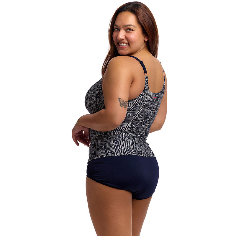 Funkita - Stickler - Ladies Scoop Neck Tankini Top