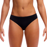 Funkita - Still Black - Ladies Eco Sports Secure Swim Brief