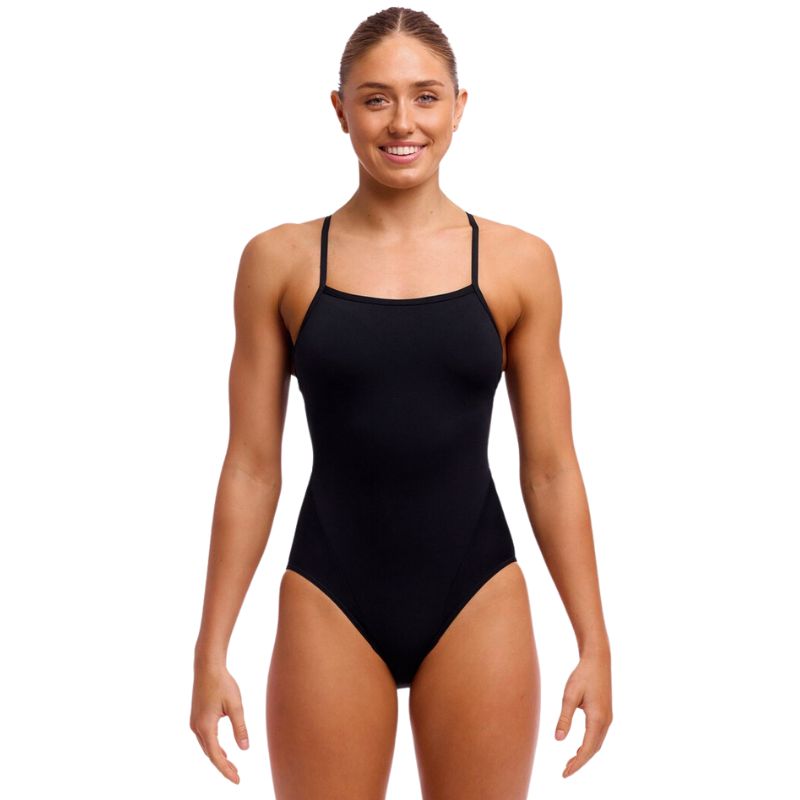 Funkita - Still Black - Ladies Padded Single Strap One Piece