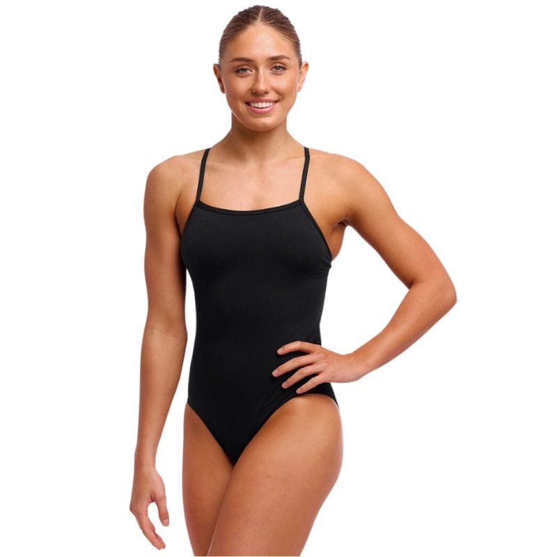Funkita - Still Black - Ladies Padded Single Strap One Piece