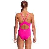 Funkita - Still Pink - Girls Eco Diamond Back One Piece